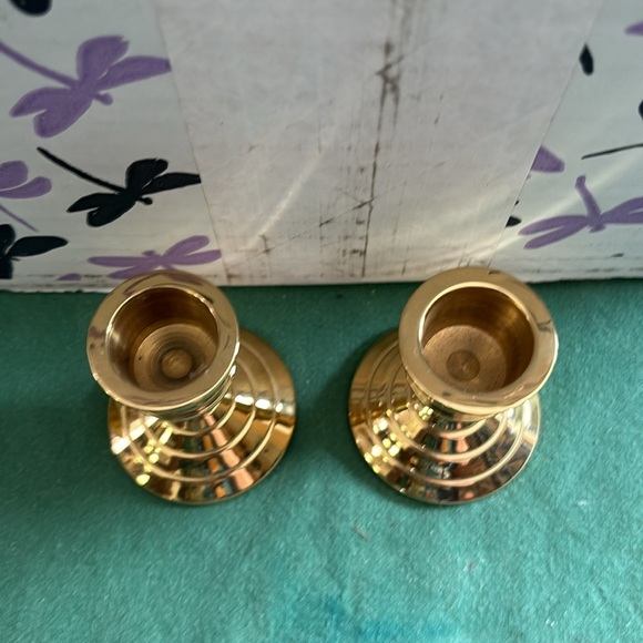 Partylite 2.5” candlestick pair - Picture 2 of 3